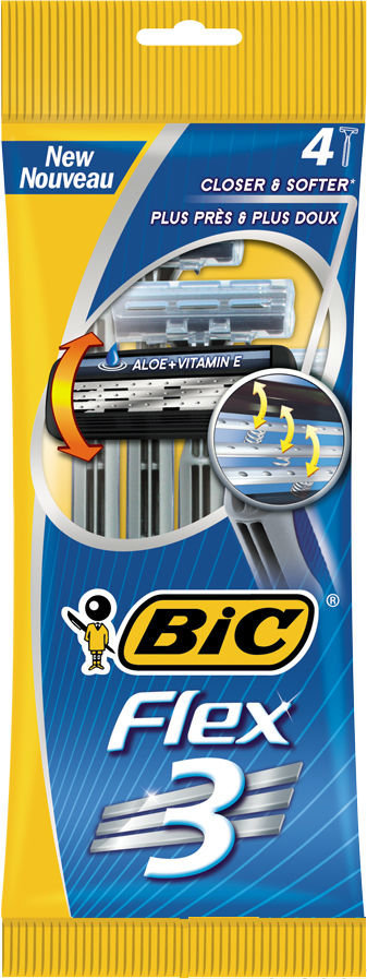 

Bic Flex3 Станки для бритья без сменных картриджей 4 шт.