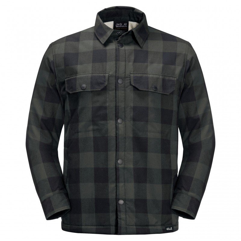 

Рубашка Jack Wolfskin Whiteville Shirt M 1710071-8218 52 хаки с длинным рукавом