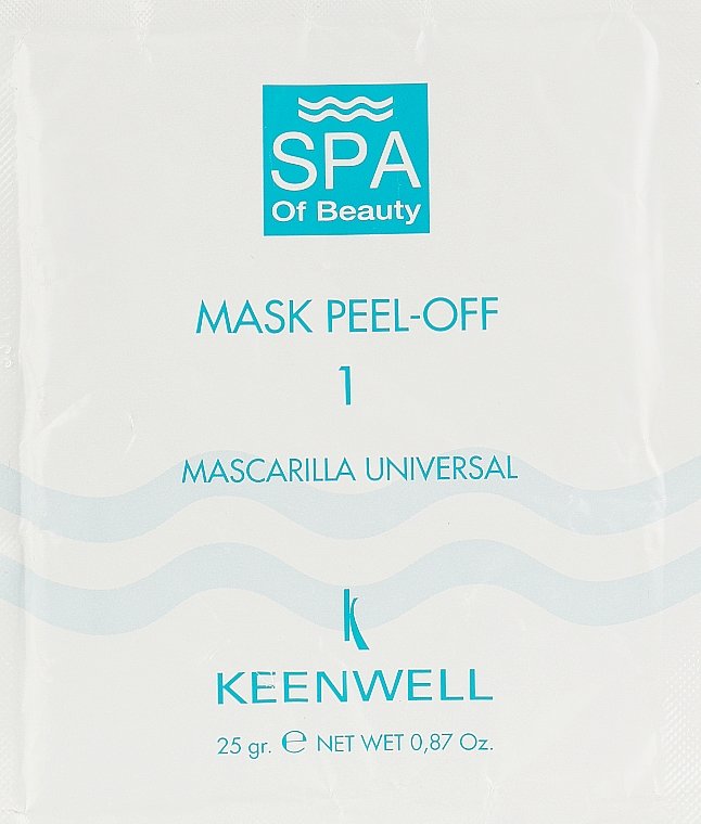 

Keenwell Spa Of Beauty Peel Off Face Mask №1 Universal Box of 12 Маска №1 25 g