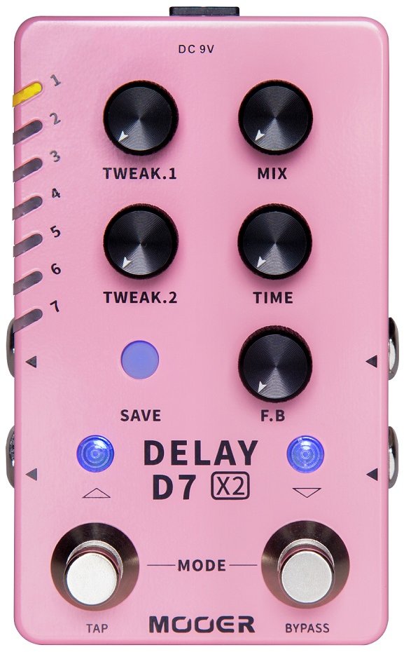 

Педаль эффектов Mooer D7 X2 Delay