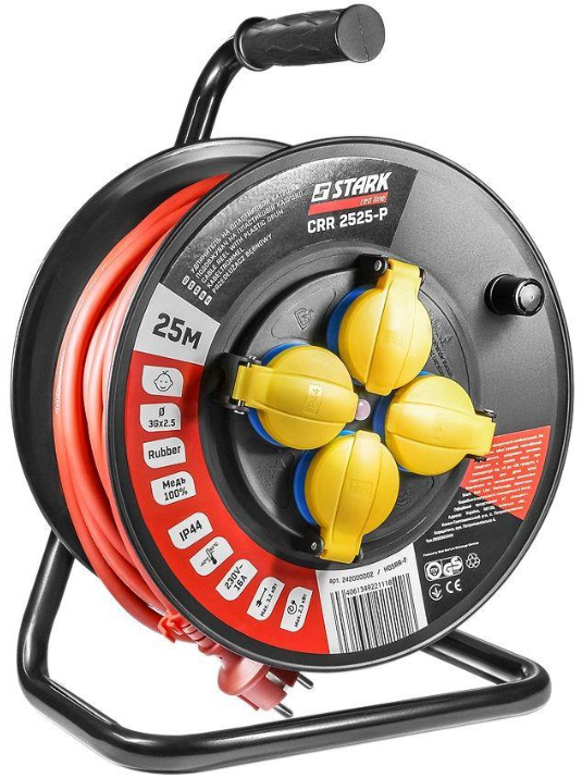 

Удлинитель Stark CRR-2525-P 4 розетки 25 м (242000002)