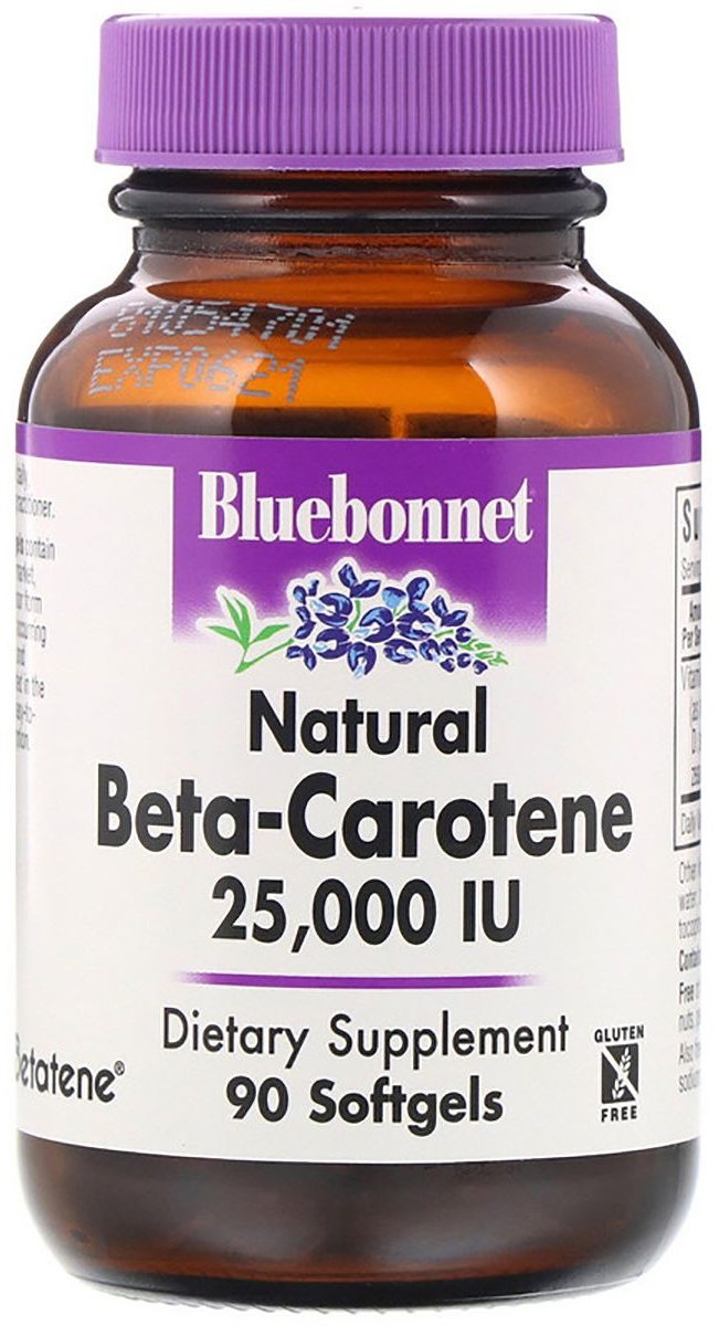 

Bluebonnet Nutrition Beta Carotene 25.000 UI, 90 Softgels (BLB0316)