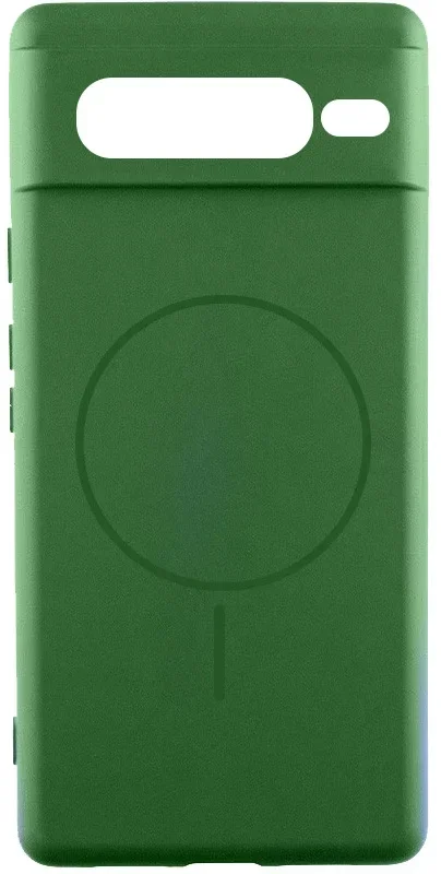 

Lakshmi Case Silicone Cover Full Camera MagFit Dark Green for Google Pixel 7 Pro