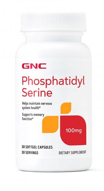 

Gnc Phosphatidyl Serine 100 mg Фосфатидилсерін 30 капсул