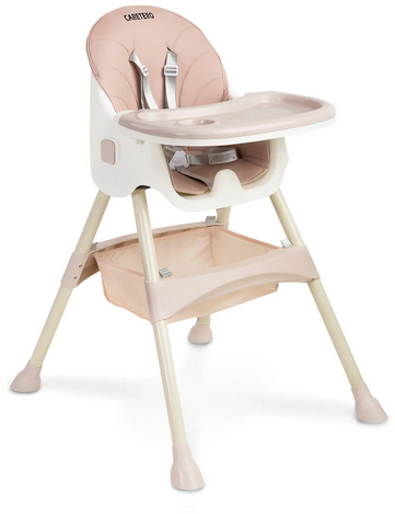 

Стульчик для кормления 2в1 Caretero Bill Pink
