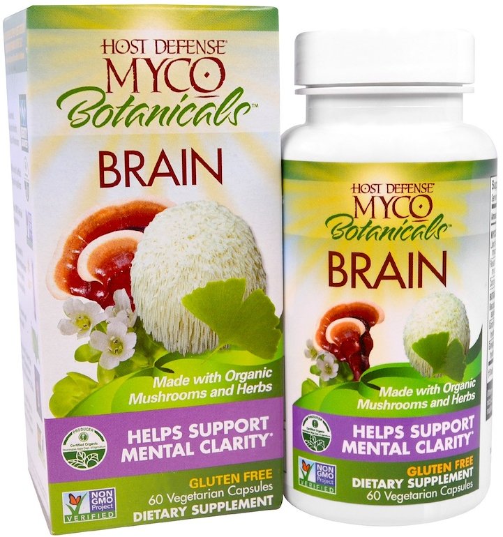 Акція на Fungi Perfecti MycoBotanicals, Brain, 60 Vegetarian Capsules (FPI-03862) від Stylus