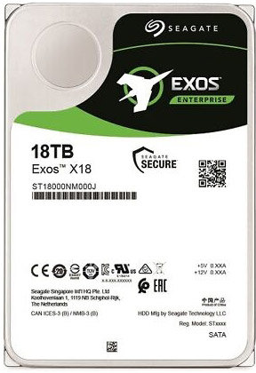 

Seagate Exos X18 18TB (ST18000NM000J)