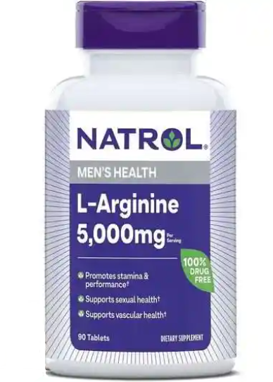 Акція на Natrol L-Arginine Аргинин 5000 мг 90 таблеток від Stylus