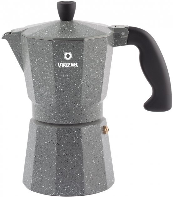 

Кофеварка гейзерная Vinzer Moka Granito на 3 чашки 50397