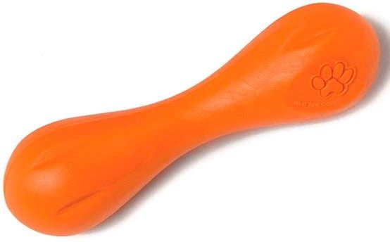 Акція на Игрушка для собак West Paw Hurley XSmall Tangerine 11 см оранжевая (ZG009TNG) від Stylus