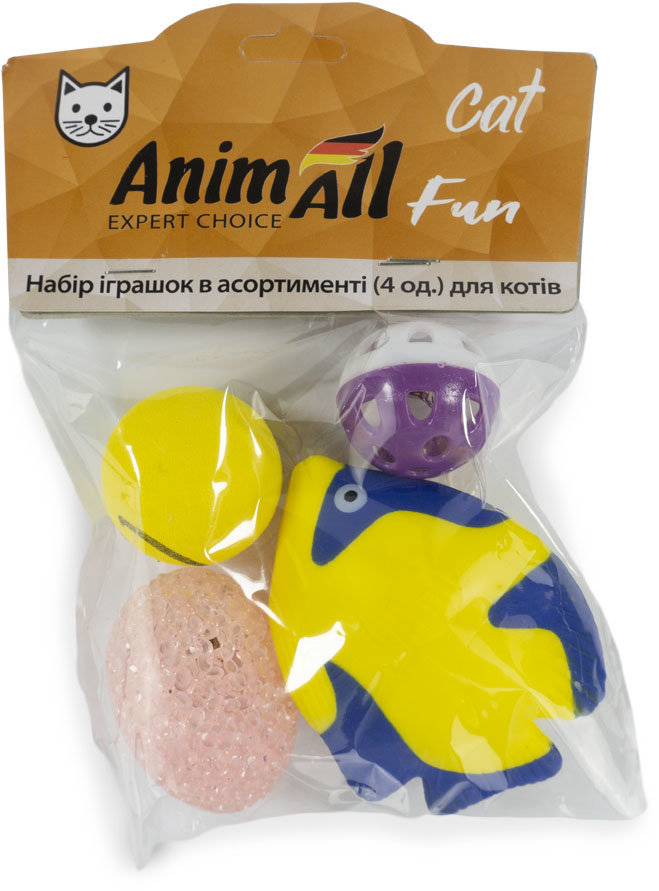 

Набор игрушек AnimAll Fun Cat VP056 для кошек 4 шт. (155884)