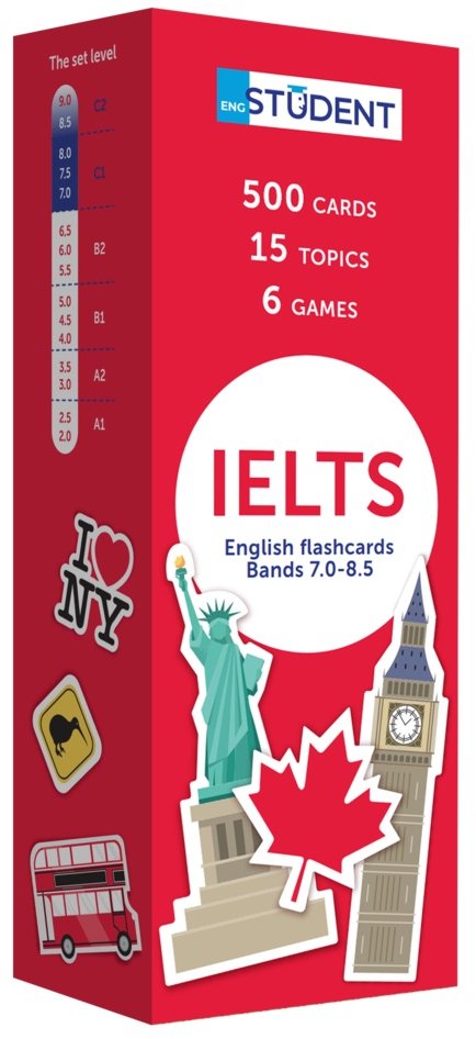 Акція на IELTS. English to English. English Flashcards Bands 7.0-8.5 від Y.UA