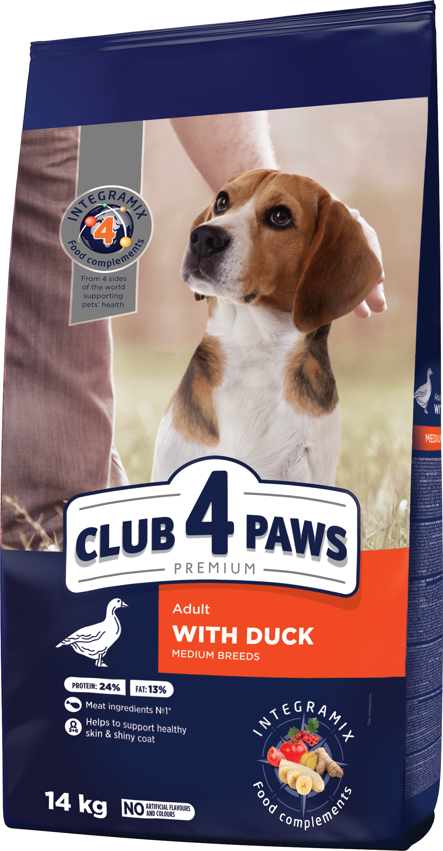Акція на Сухой корм Club 4 Paws Premium Adult Medium Breed Duck для средних пород собак С уткой 14 кг (4820215368971) від Stylus