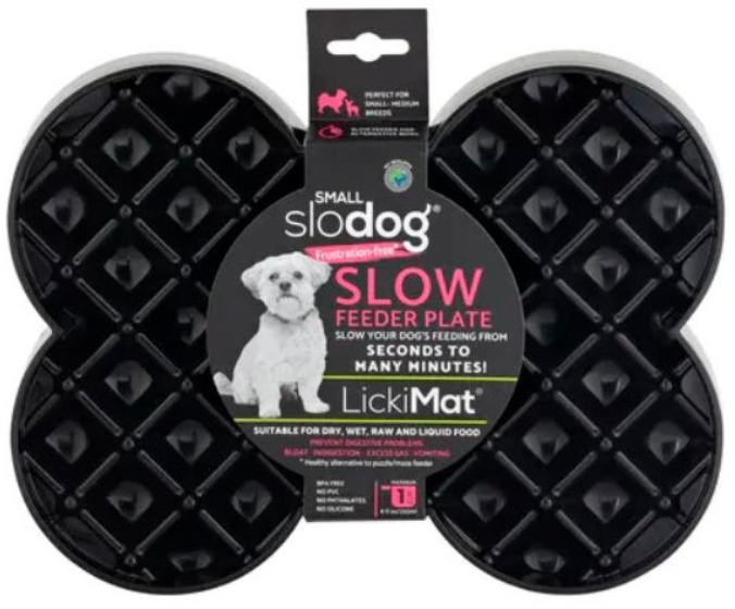 Акція на Коврик для медленного питания LickiMat Dog Small Slodog Black для собак (9349785008261) від Stylus