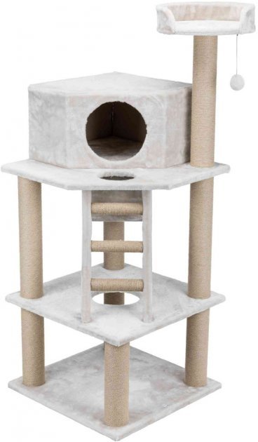 Акція на Спально-игровой комплекс Marlena дряпка для котов 151 см светло-серый (4011905448107) від Stylus
