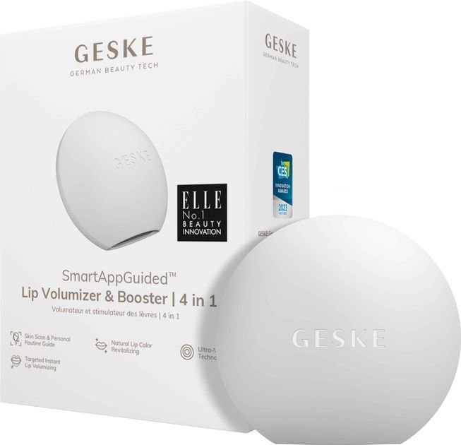 Акція на Устройство для увеличения объема губ Geske Lip Volumizer & Booster 4 в 1 M White (GK000055WH01) від Stylus