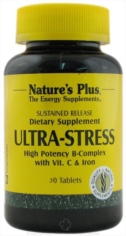 

Natures Plus Ultra Stress 30 tabs Комплекс з залізом для боротьби зі стресом