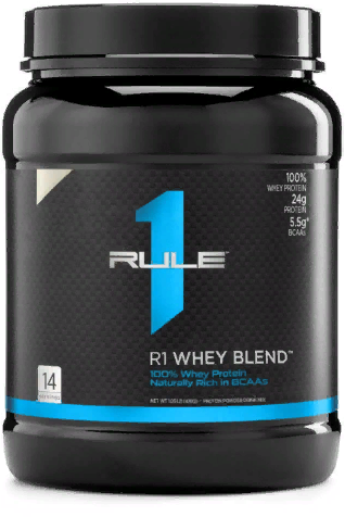 

Rule 1 Whey Blend 462 g /14 servings/ Vanilla Ice Cream