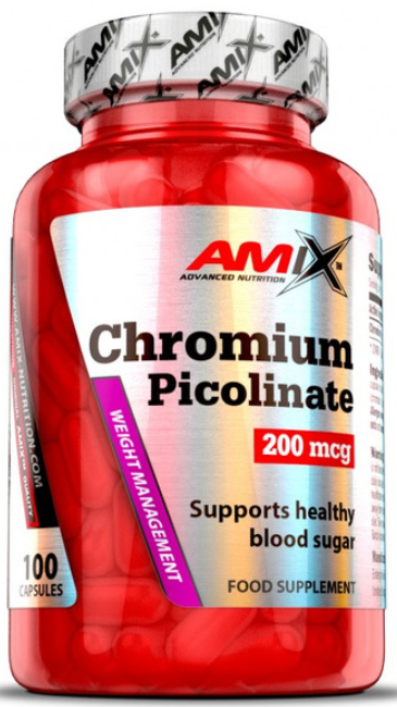 Акція на Amix Chromium Picolinate 200mcg 100 caps / 100 servings від Stylus