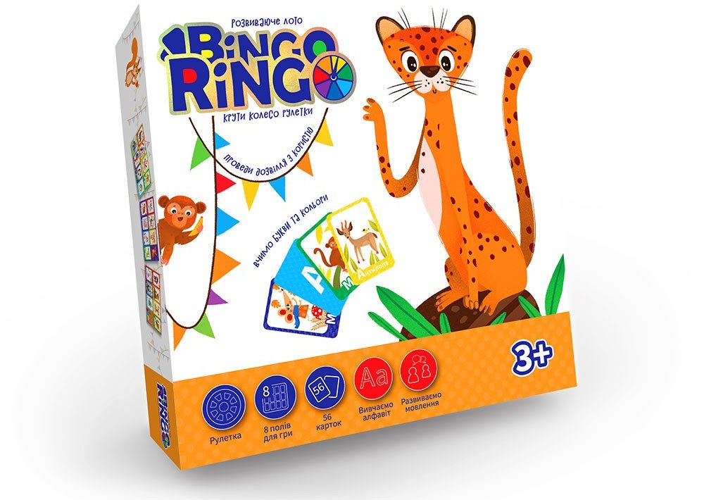 

Настольная игра Danko Toys Bingo Ringo укр