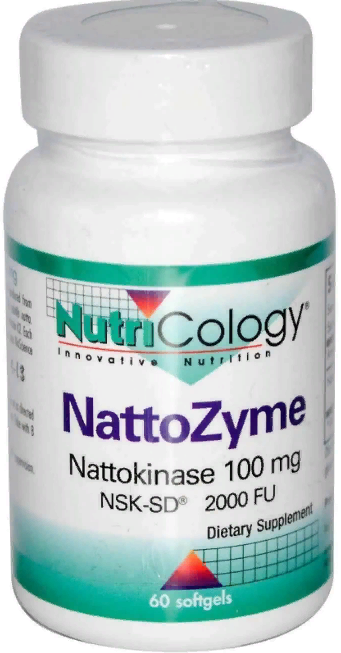 Акція на Nutricology NattoZyme 100 mg НаттоЗим 180 гелевых капсул від Stylus