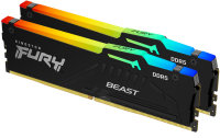 Акція на Kingston Fury 64 Gb (2x32GB) DDR5 5200 MHz Beast Rgb Expo (KF552C36BBEAK2-64) від Stylus