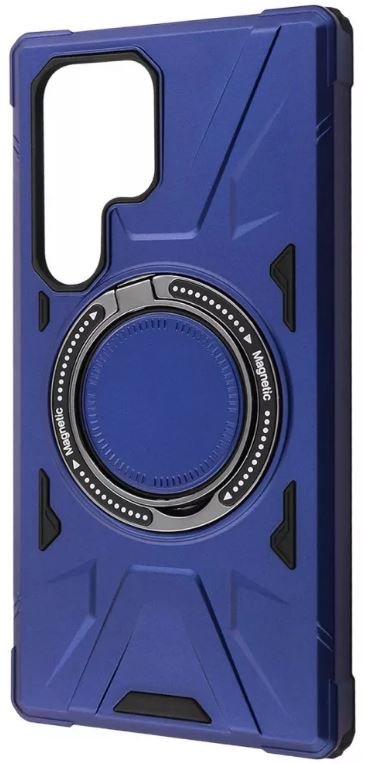 

Wave Iron Grip with Magnetic Ring Blue for Samsung S938 Galaxy S25 Ultra