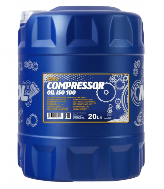 

Компрессорное масло Mannol Compressor oil Iso 100. 20 л (MN2902-20)