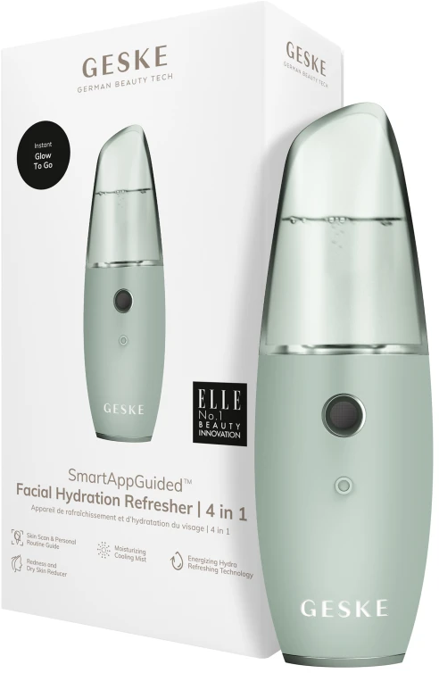 Акція на Увлажнитель для кожи лица Geske Facial Hydration Refresher 4 in 1 green від Stylus