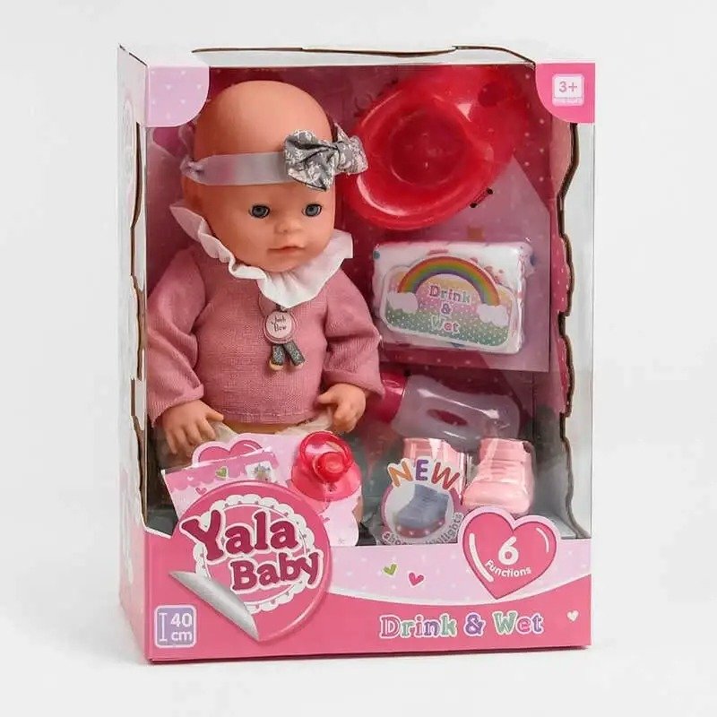 

Пупс Yala Baby Yl 1875 E 6 функций, с аксессуарами