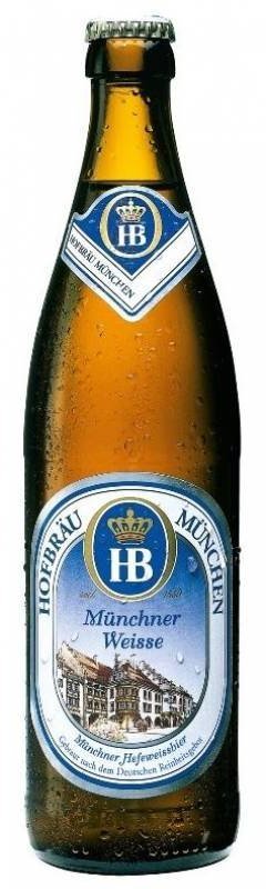 Акція на Упаковка пива Hofbrau Munchner Weissbier, світле нефільтроване, 5.1% 0.5л х 20 пляшок (EUR4005686004157) від Y.UA