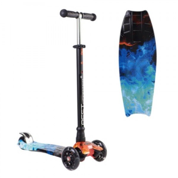 

Самокат Best Scooter Maxi черно-синий (779-2116)