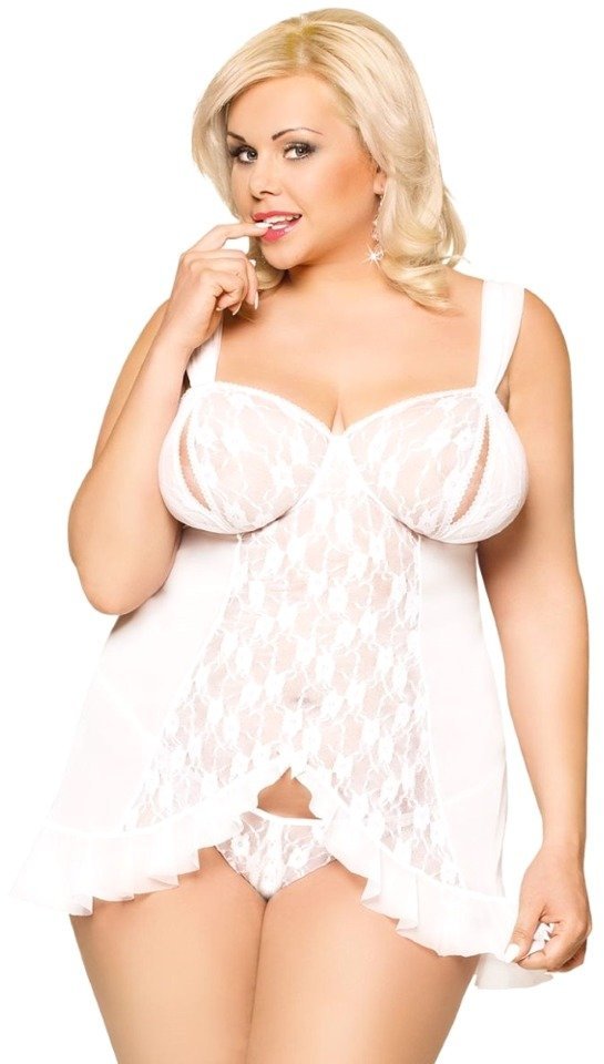 

Пеньюар SoftLine Bianca, Plus Size, Xxl (white)