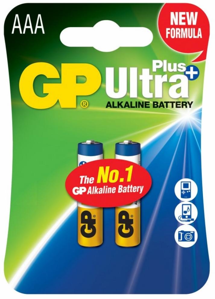 

Gp Aaa LR03 Ultra Plus Alcaline 2шт (24AUP-U2 / GP24AUP-2UE2)