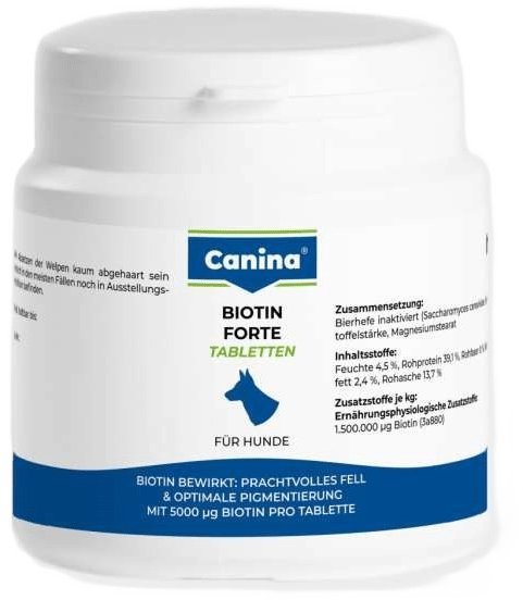Акція на Витамины Canina Biotin forte 100 g 30 таб. Интенсивный курс для шерсти (4027565101092) від Stylus
