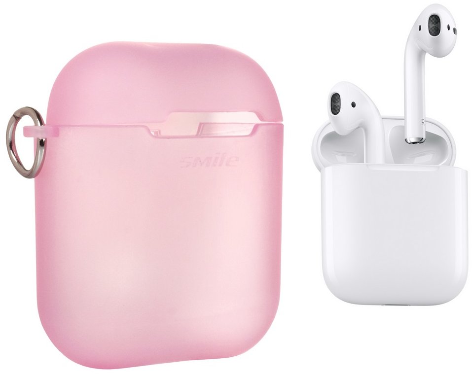 

Чехол для наушников Becover Case LingLong i-Smile with Belt Pink IPH1449 (702327) for Apple AirPods