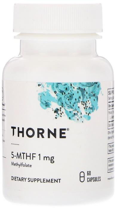 

Thorne Research 5-MTHF 1 mg 60 Cap Метілфолат