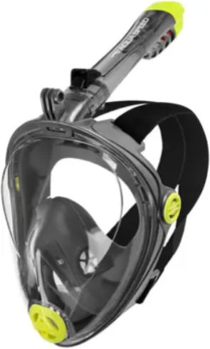 Акція на Полнолицевая маска Aqua Speed Spectra 2.0 9921 черный, желтый Уни L/XL (247-30) від Stylus
