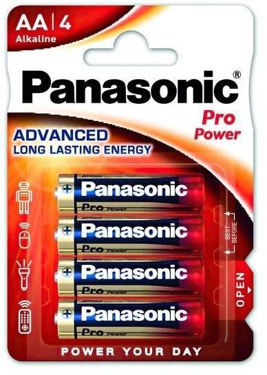 

Panasonic Aa bat Alkaline 4шт Pro Power (LR6XEG/4BP)