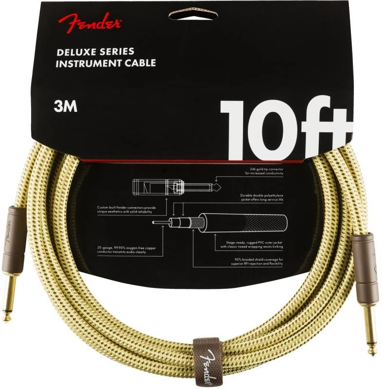 

Кабель інструментальний Fender Cable Deluxe Series 10' Tweed