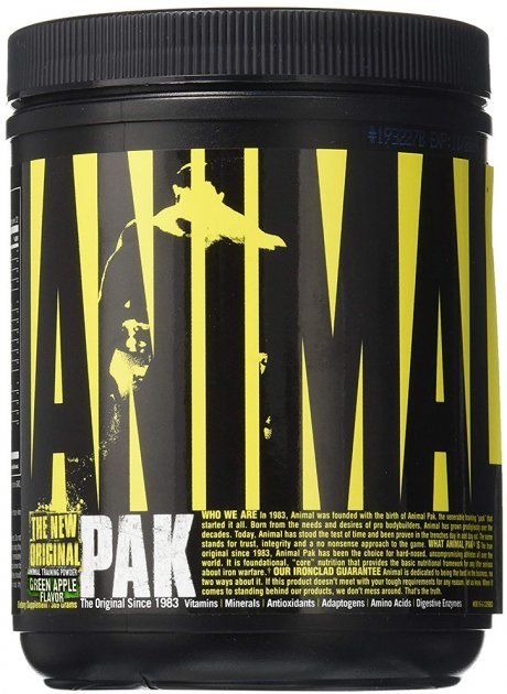 

Universal Nutrition Animal Pak Powder 300 g /22 servings/ Green apple