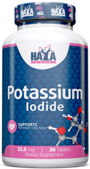 Акція на Haya Labs Potassium Iodide Йодид калия 32.5 мг 30 таб від Stylus