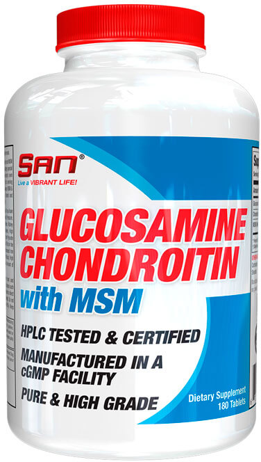 

San Glucosamine & Chondroitin with Msm 180 таблеток