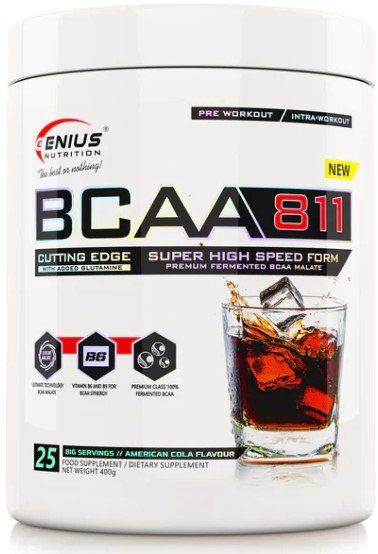 

Genius Nutrition Bcaa 8:1:1 400 g / 25 servings / Cola