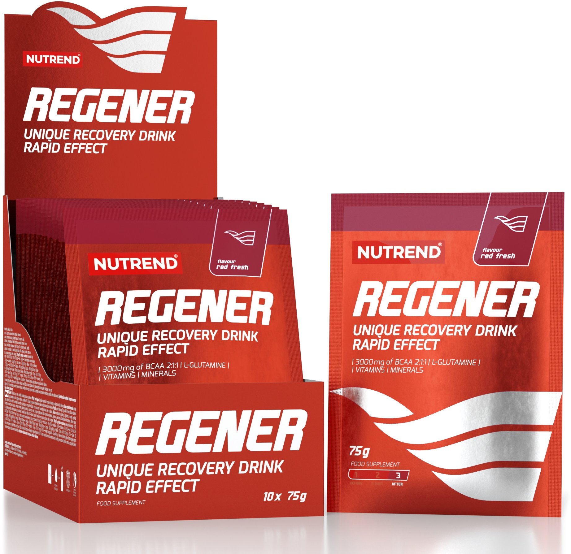 

Послетренировочный комплекс Nutrend Regener 10 x 75 g Red Fresh