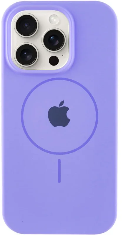 

Mobile Case Silicone Full Protective with MagSafe Lilac для iPhone 15 Pro
