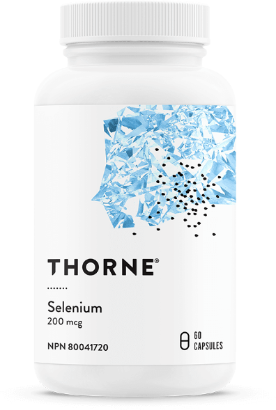 Акція на Thorne Research Selenium 200 mcg Селен (селенметионин) 200 мкг 60 капсул від Stylus