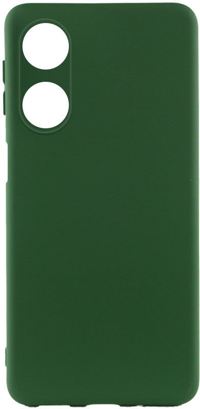 

Lakshmi Case Silicone Cover Full Camera Dark Green for Oppo A38 / A18