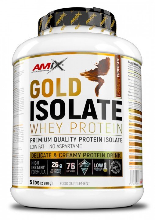 Акція на Amix Gold Whey Protein Isolate 2280 g /76 servings/Chocolate від Stylus