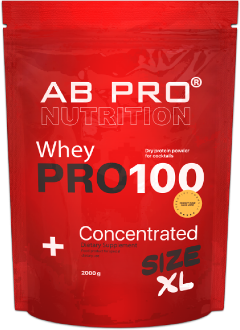 

Ab Pro Pro 100 Whey Concentrated 2000 g / 55 servings / Strawberry